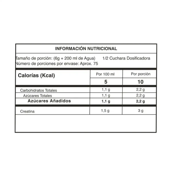 Creatina Complex 450 Gramos TNT - Imagen 4