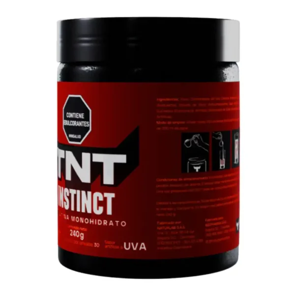 Creatina Instinct Monohidrato 240 Gramos TNT - Imagen 2