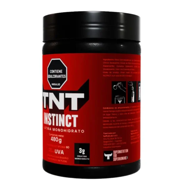Creatina Instinct Monohidrato 480 Gramos TNT - Imagen 2