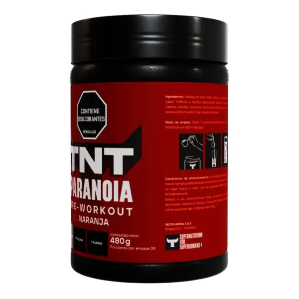 Pre-Entreno Paranoia 480 Gramos TNT - Imagen 2