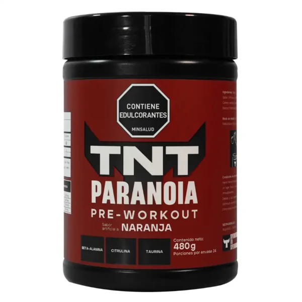 Pre-Entreno Paranoia 480 Gramos TNT