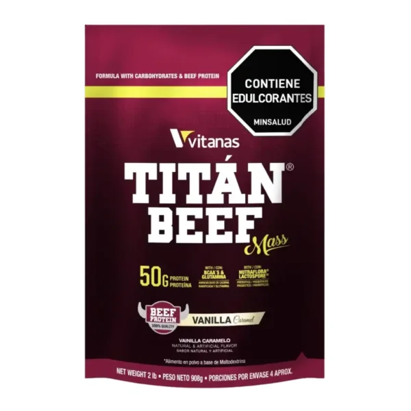 Proteína Titan Beef Mass 2 Libras Vitanas