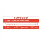 Testosterona Inside Nutrition 60 Capsulas NF- Tabla