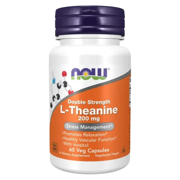 L- Teanina 200 Mg 60 Capsulas Now