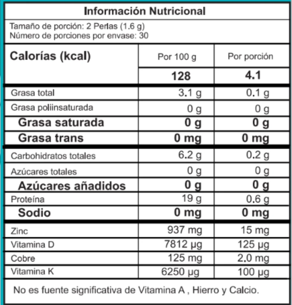 Vitamina D3+K2 60 Perlas Proscience - Imagen 4