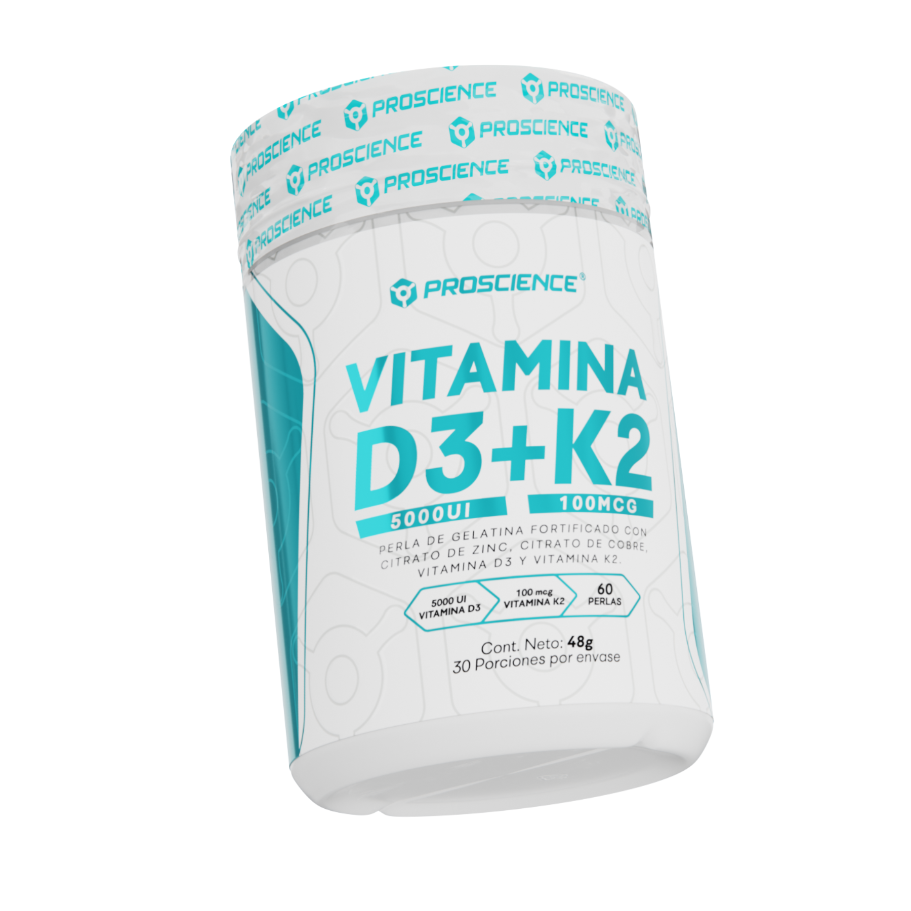 Vitamina D3+K2 60 Perlas Proscience
