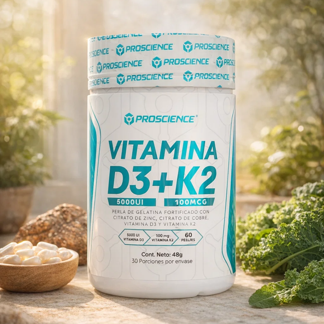 Vitamina D3+K2 60 Perlas Proscience - Imagen 2