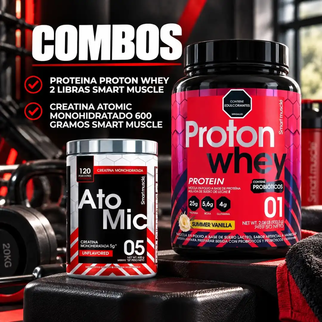 Combo Proton Whey+ Atomic Monohidrato