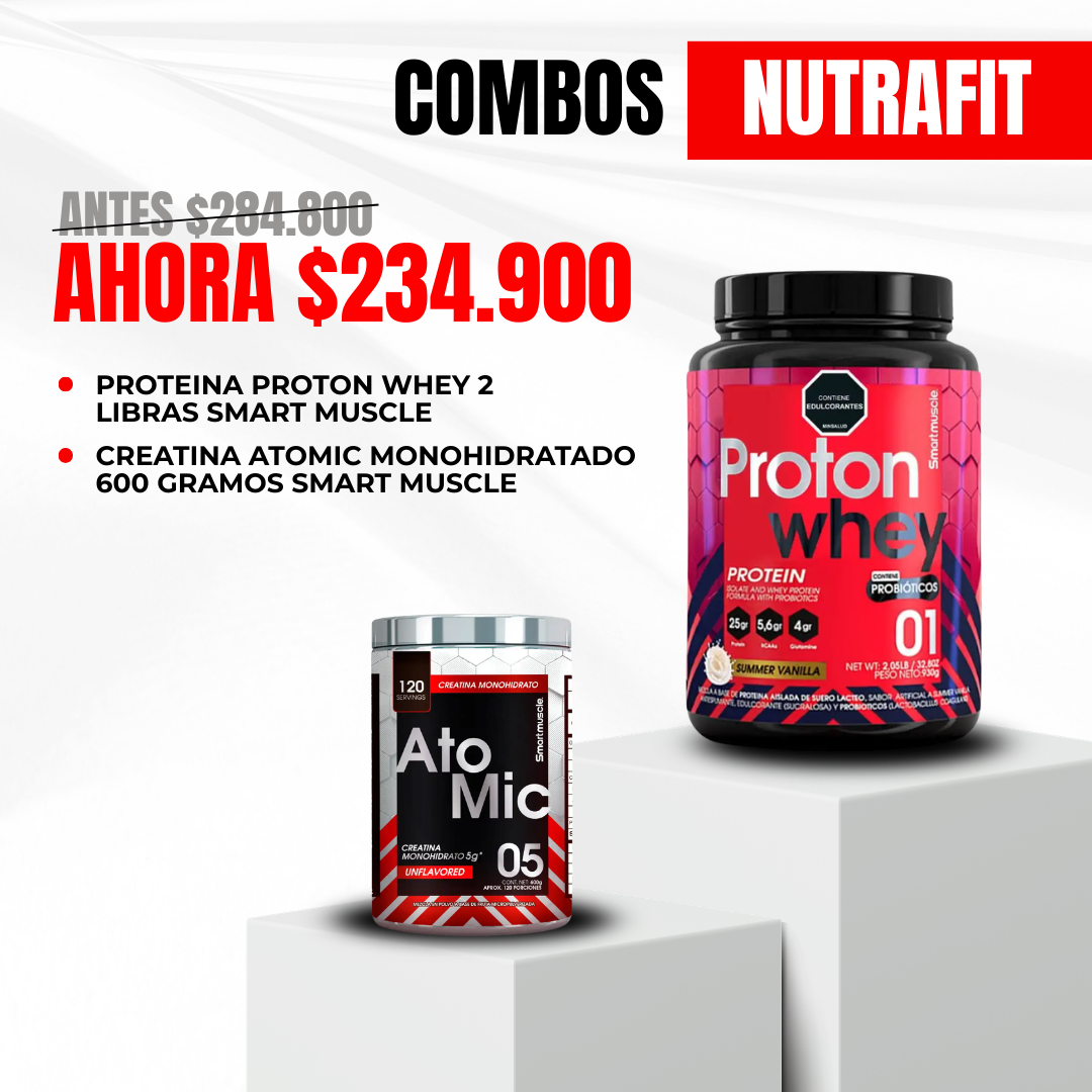 Combo Proton Whey+ Atomic Monohidrato