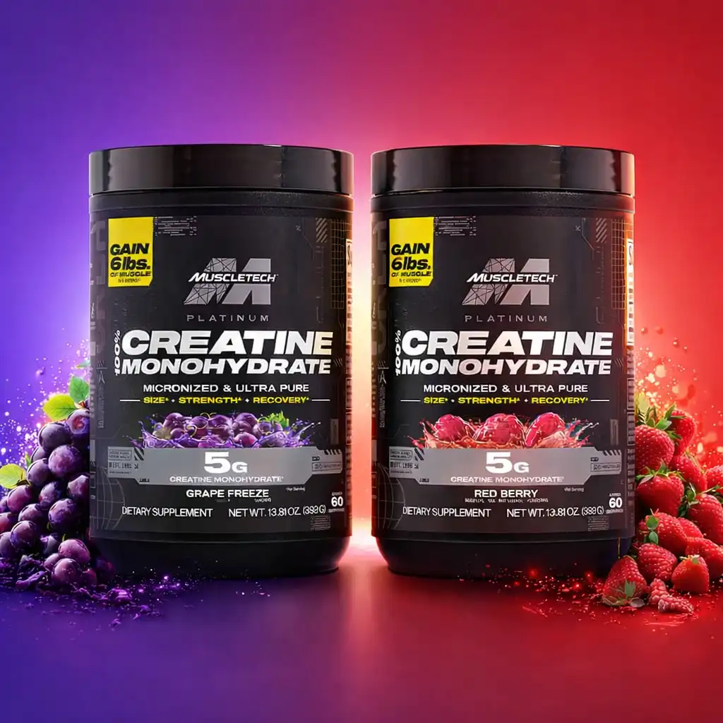 Platinum 100% Creatine Muscletech 399 GR con sabor - Imagen 2