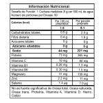 Tabla nutricional coyote