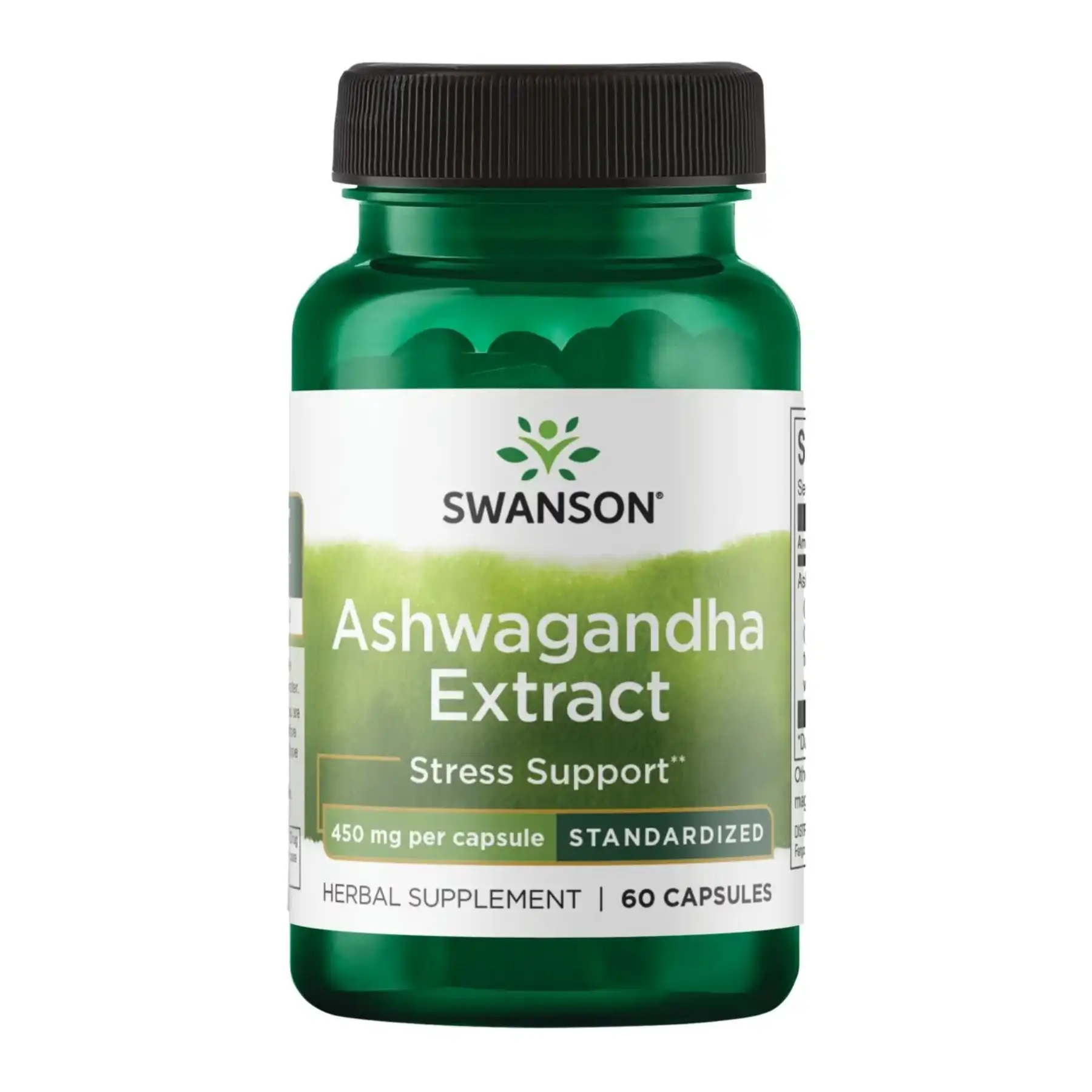 Extracto Ashwagandha Std 450 Mg 60 Caps Swanson