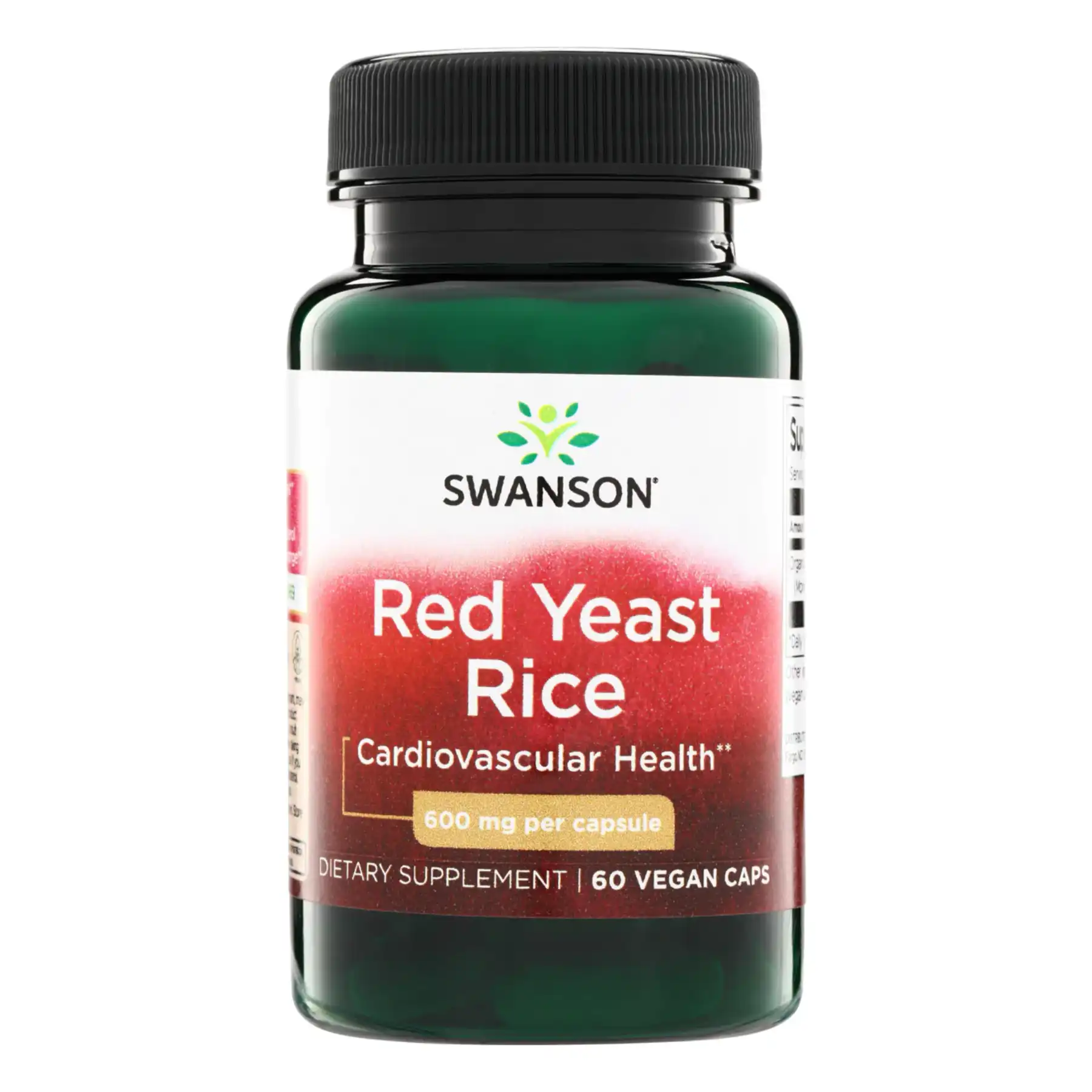 Red Yeast Rice 600Mg 60 Veg Caps Swanson (Levadura De Arroz Roja)