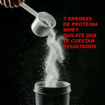 proteína whey isolate en shaker para el gym