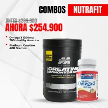 Combo Platinum Creatine + Omega 3 Healthy America NP