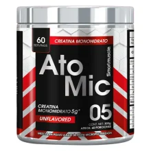 atomic creatina monohidrato Smart Muscle suplemento en polvo sin sabor