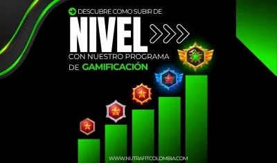Cliente Nutrafit recibiendo puntos del programa de gamificación Nutrafit en su compra