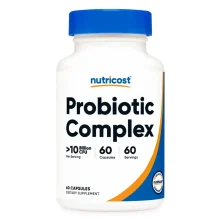 Probioticos Complex 60 Capsulas 10 Billion Nutricost- nf