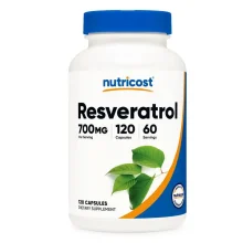 Resveratrol 700 Mg 120 Cap Nutricost- Np- Nutrafit