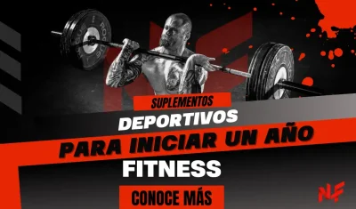 persona joven entrenando con pesa y suplementos al lado – inicio de un año fit con suplementos deportivos