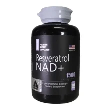 resveratrol + nad 1500 mg 100 cápsulas premium dietary nf