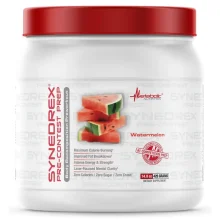 Pre Entreno Synedrex Pre Contest Metabolic Nutrition, fórmula intensa para energía, quema y enfoque.